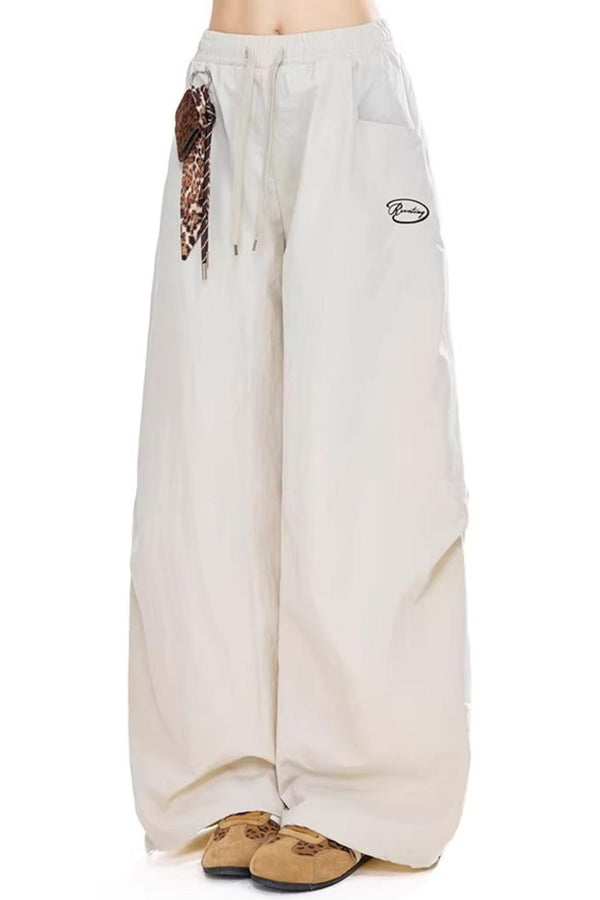 Retro Leopard Cargo Pants