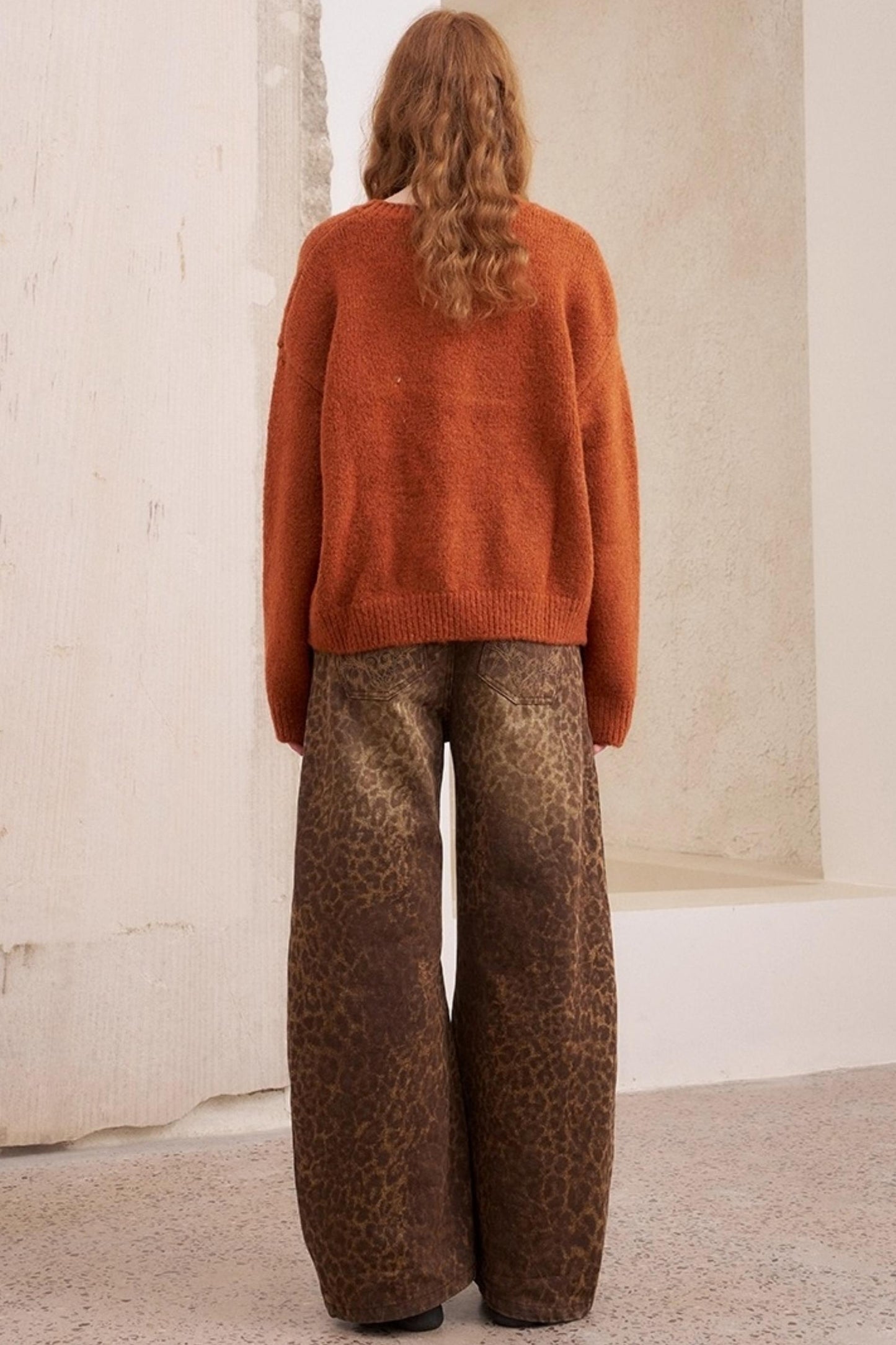 Leopard Crew Neck Sweater