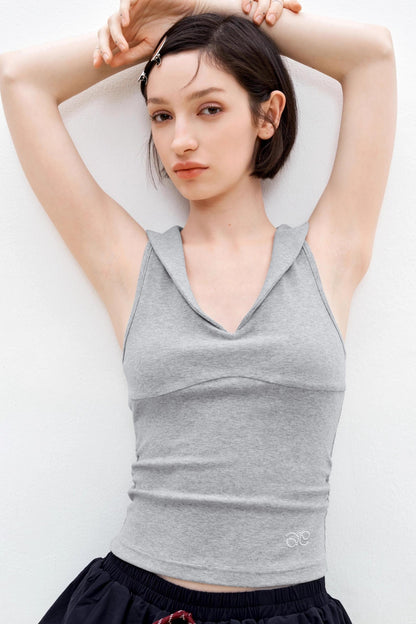 Sleek V-Neck Knit Vest