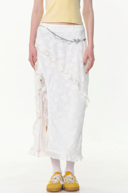 Summer Lace Midi Skirt