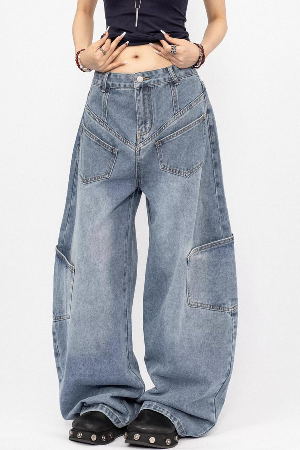 Retro Wide-Leg Jeans