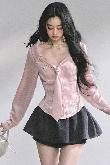 French Waist Slimming Sweet Top