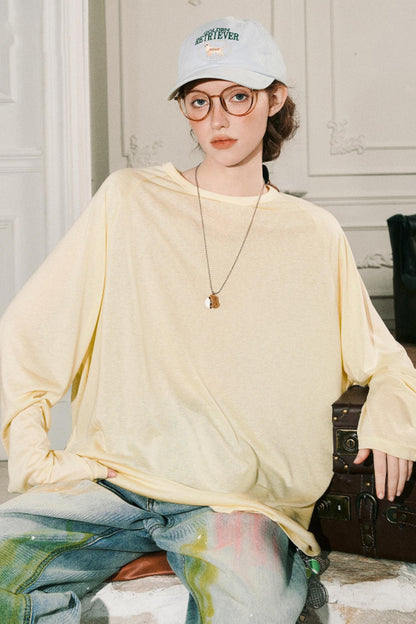 Town Smocked Long Sleeve Tee