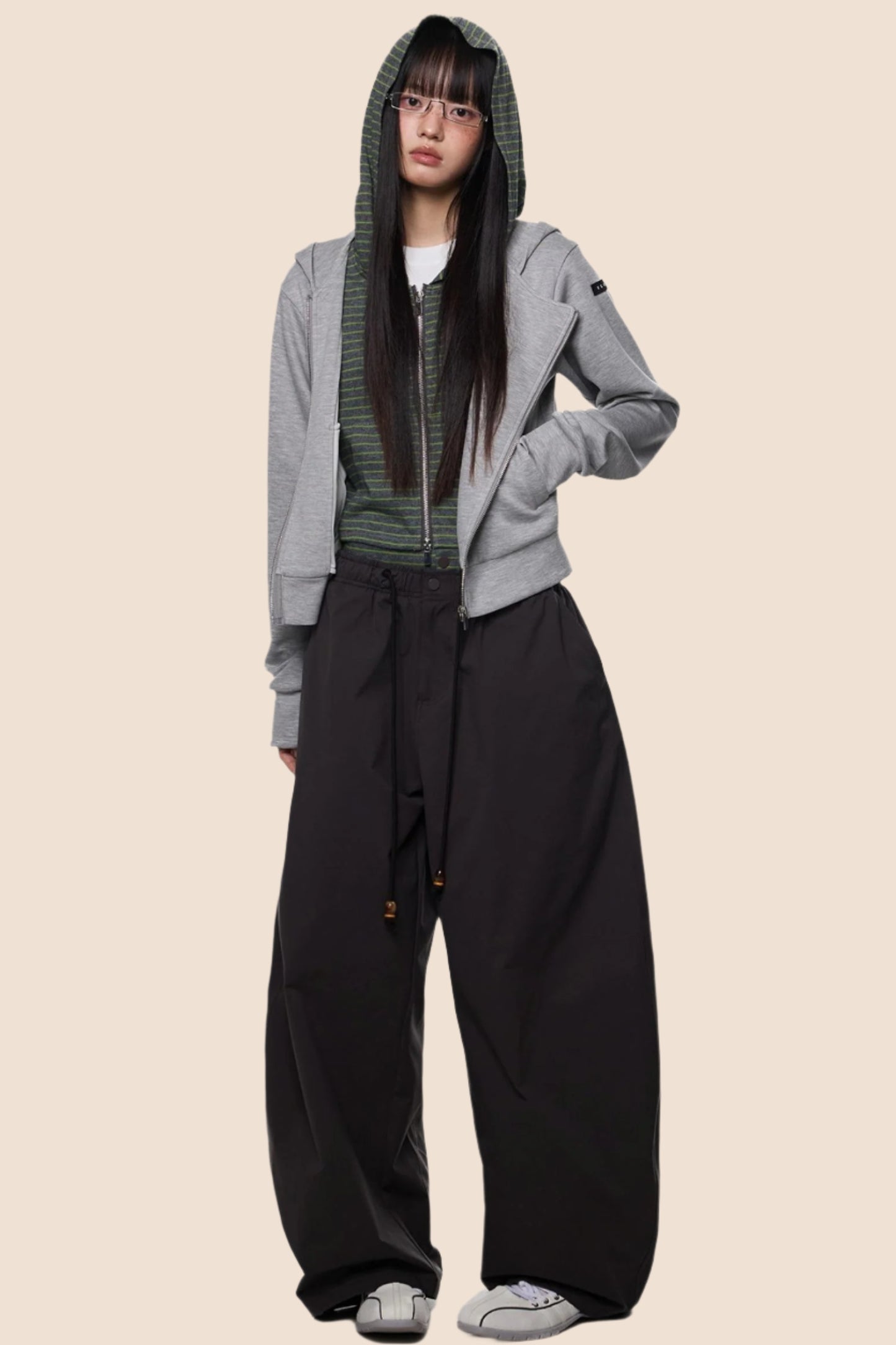 Cropped Patchwork Cardigan