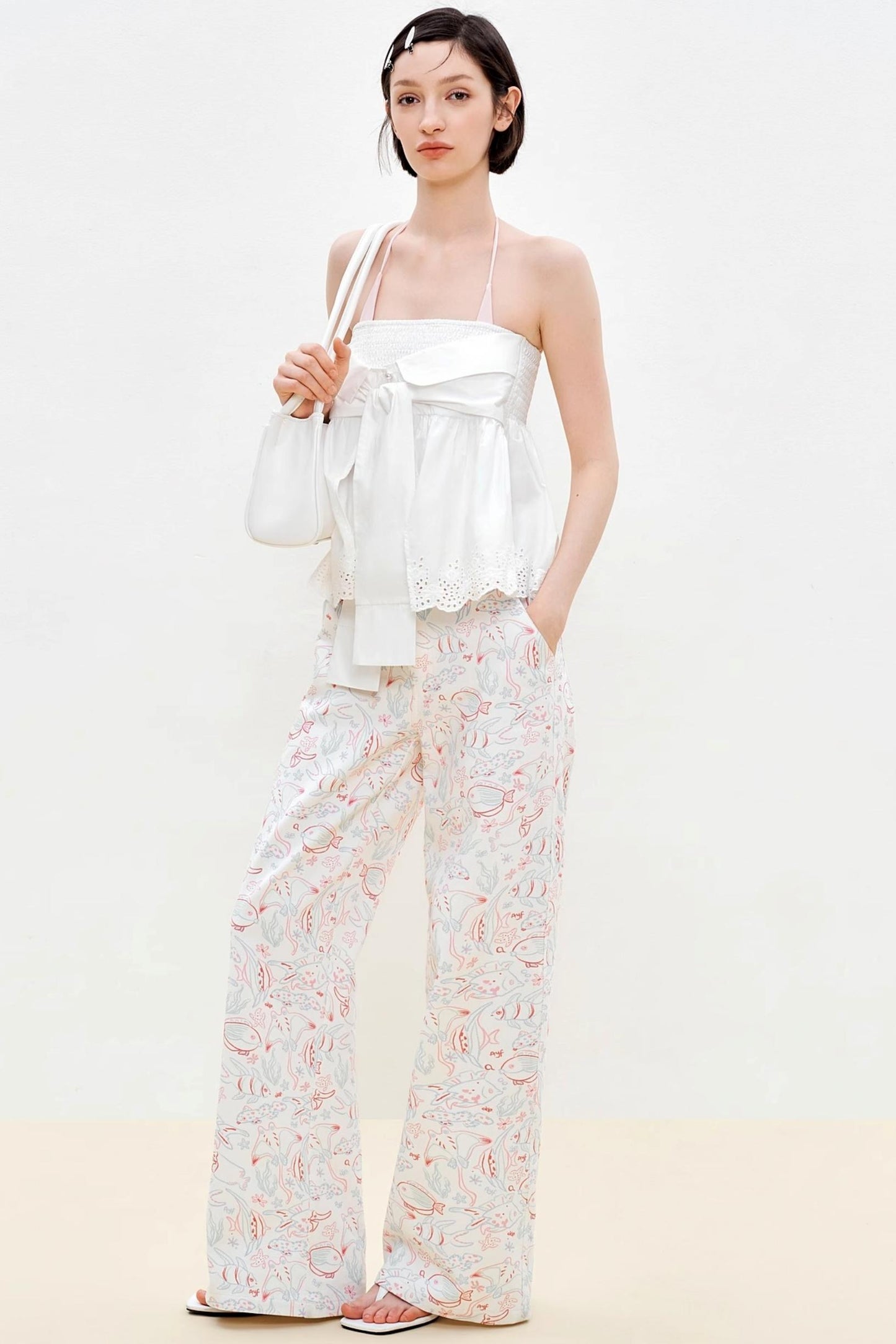 Summer Lace Halter Skirt