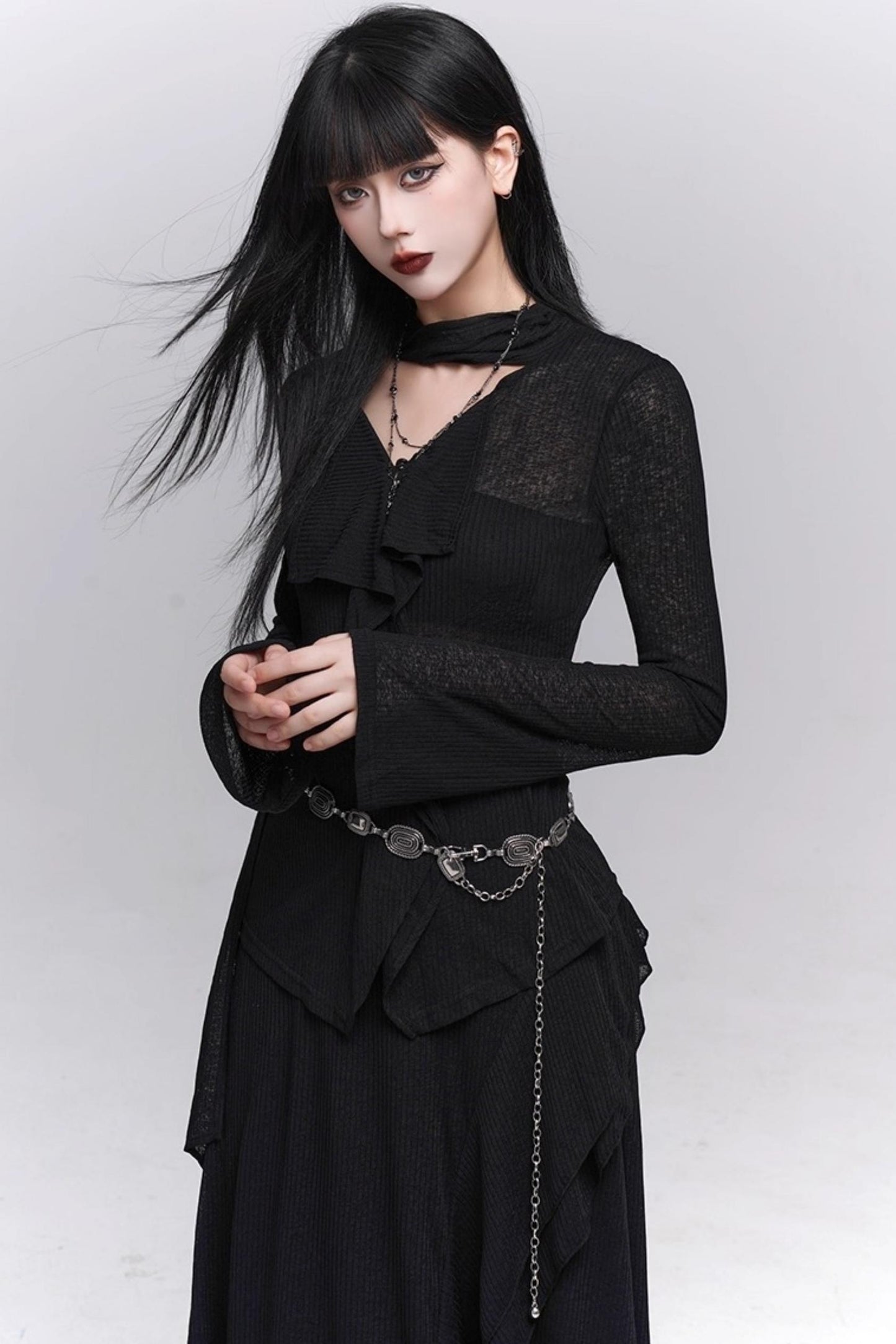 Autumn Korean Suit Skirt Set-Up