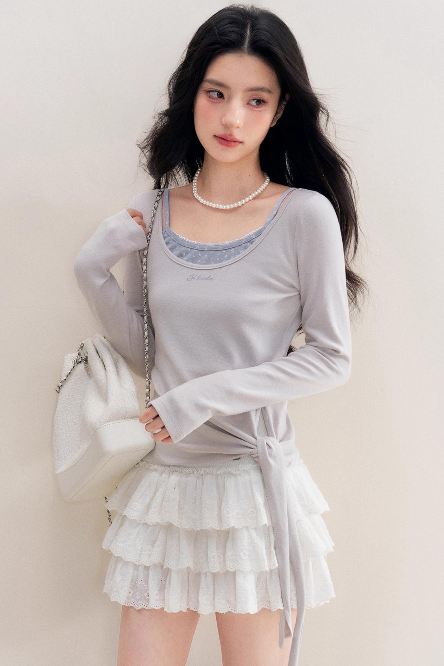 Lazy Lace Long Sleeve Base Layer Top Set