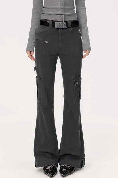 Retro Bootcut Cargo Pants