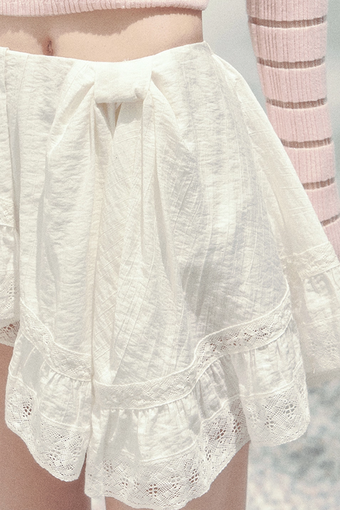 Ripples of Moonlight Lace Skirt