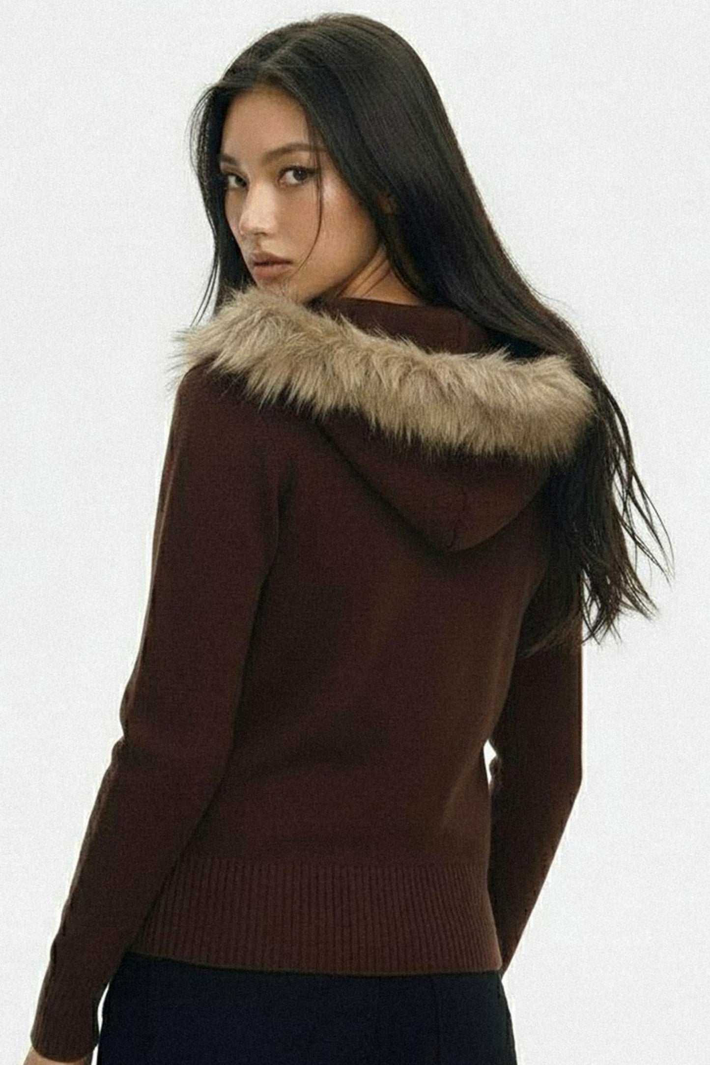 Long Sleeve Basic Zipped Top