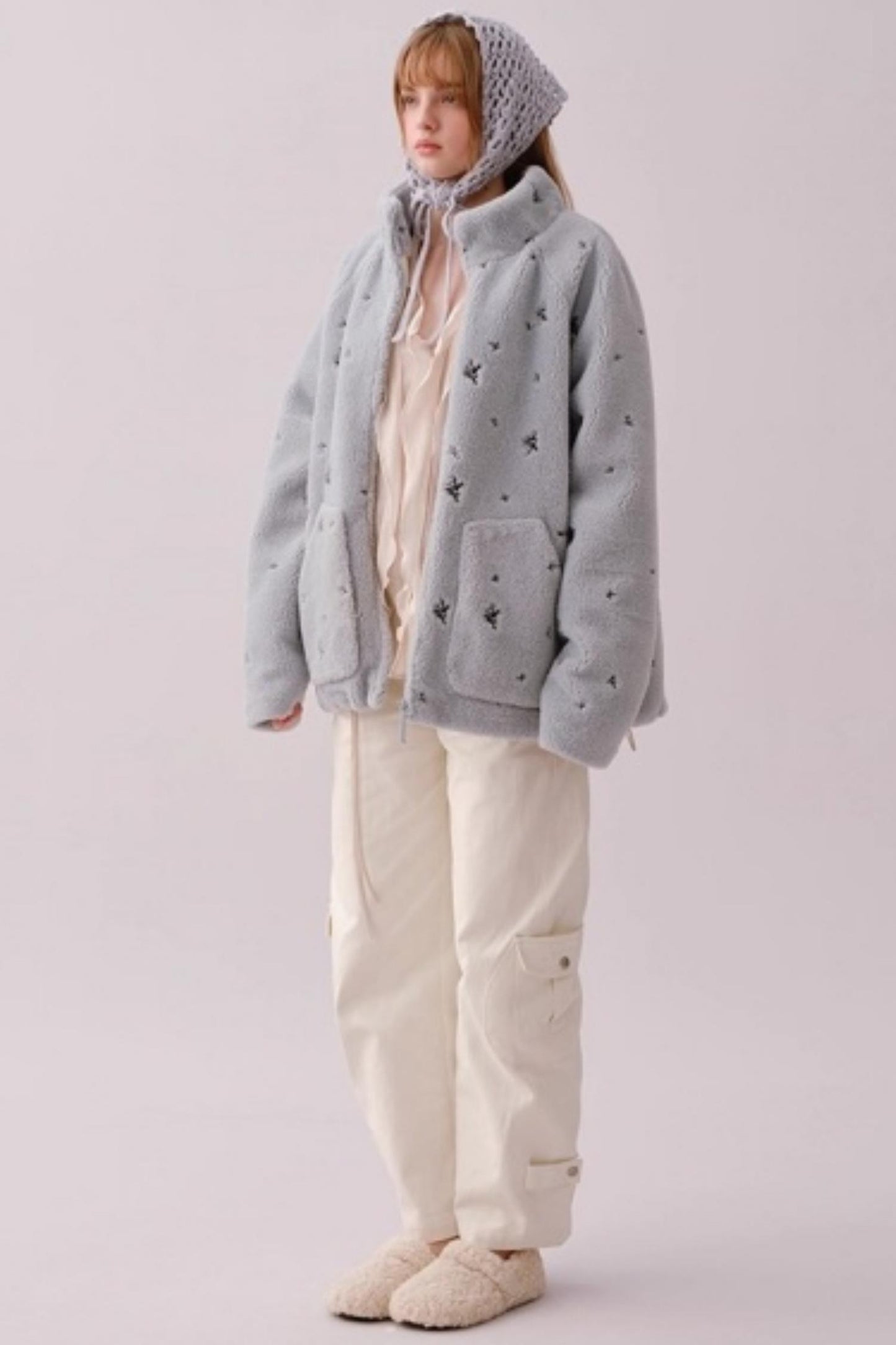 Retro Cotton Wide-Leg Pants