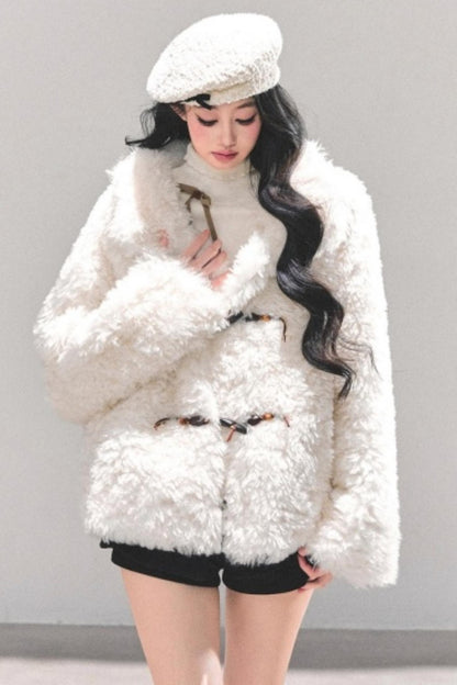 Soft Lamb Fur Winter Coat