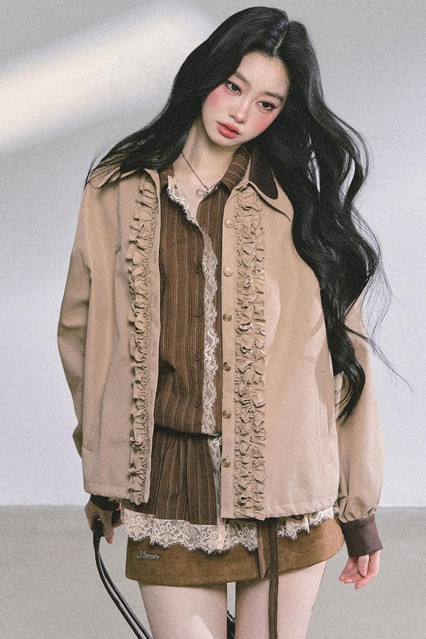 Autumn Two-Piece Jacket Skirt Set-Up