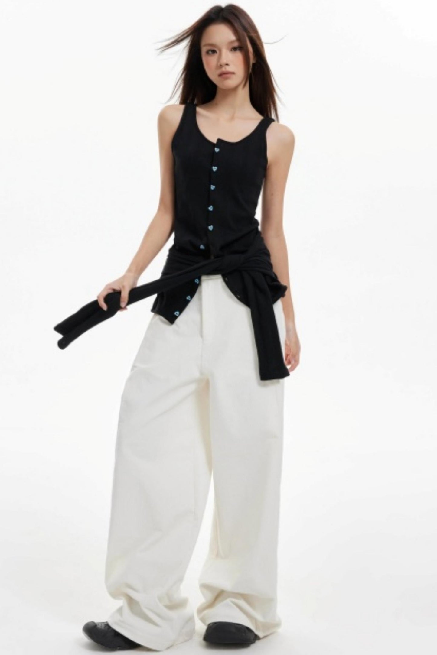 Slim Two Wear Cardigan Top