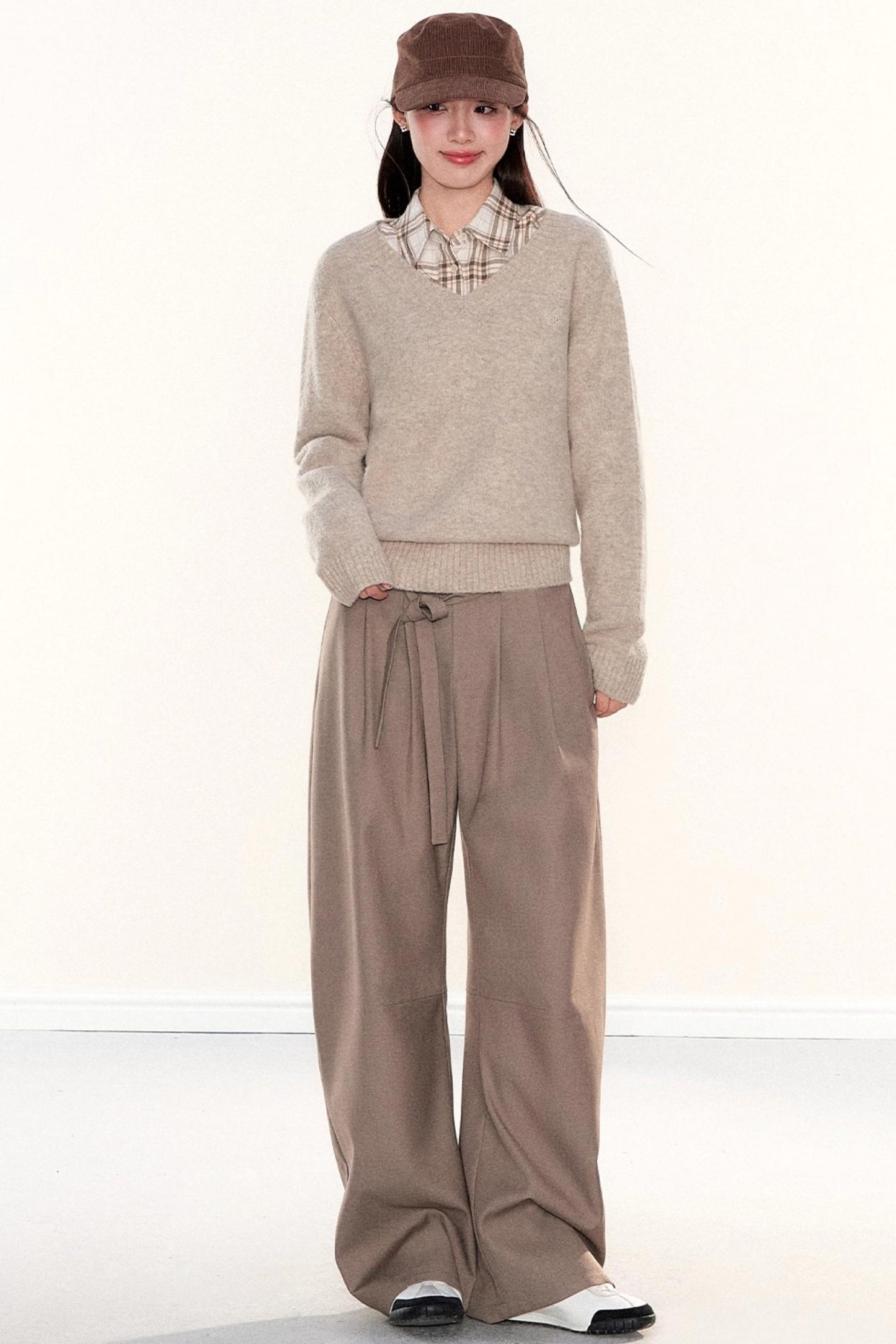 Soft Knit V-Neck Sweater