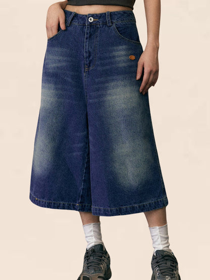 Denim Medium Pants