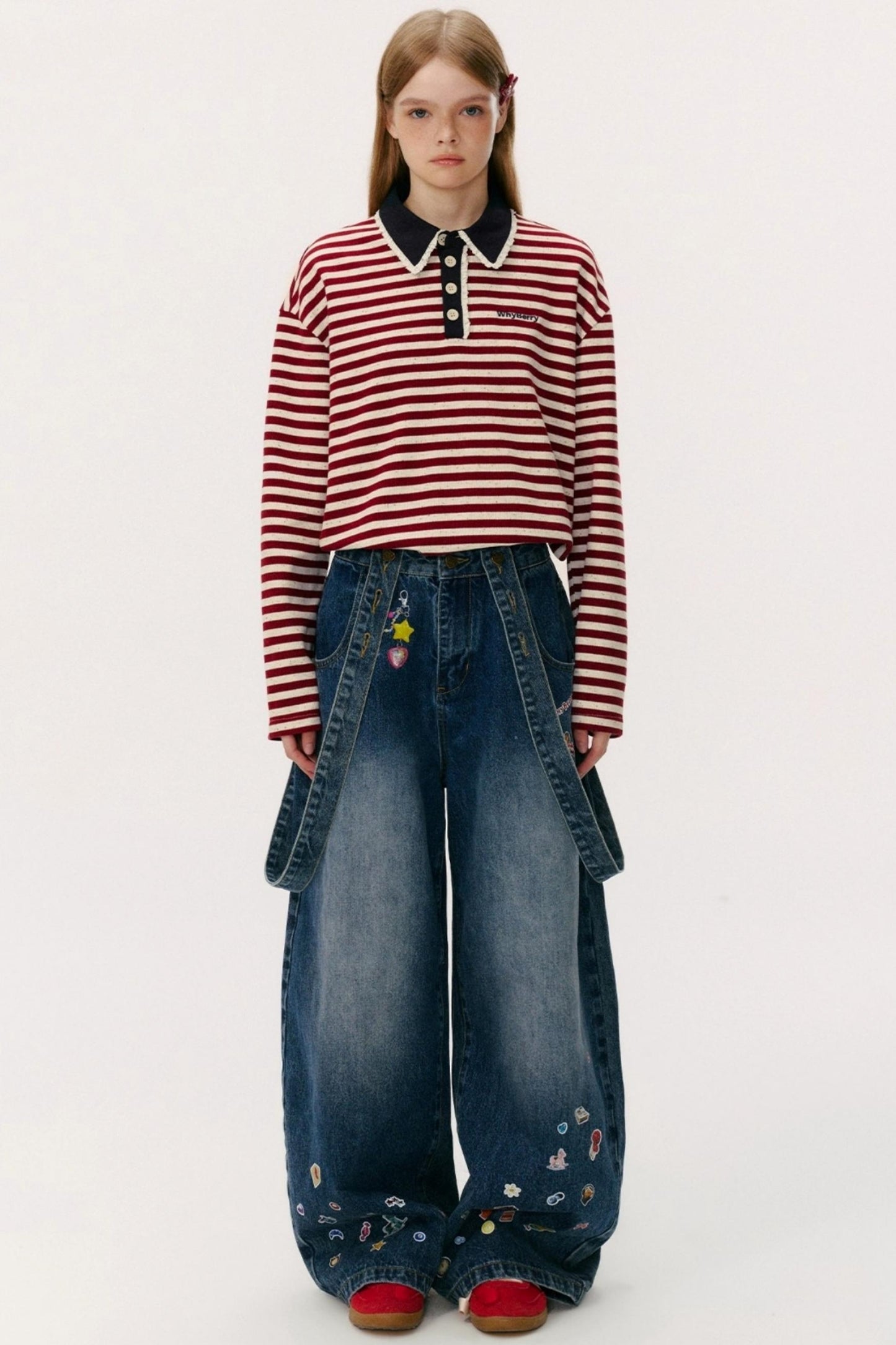 Vintage Striped Polo Shirt