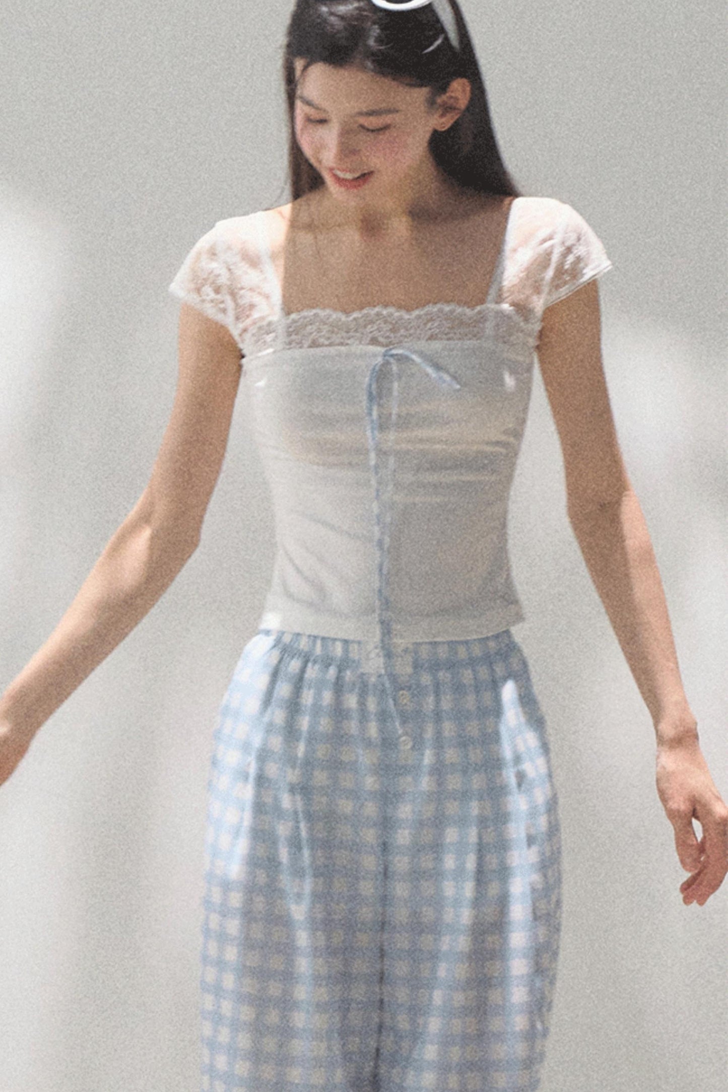 Wide-Leg Tencel Hemp Pants Set-Up