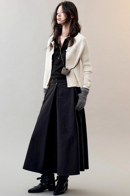 Feather Shadow Knitted Cardigan