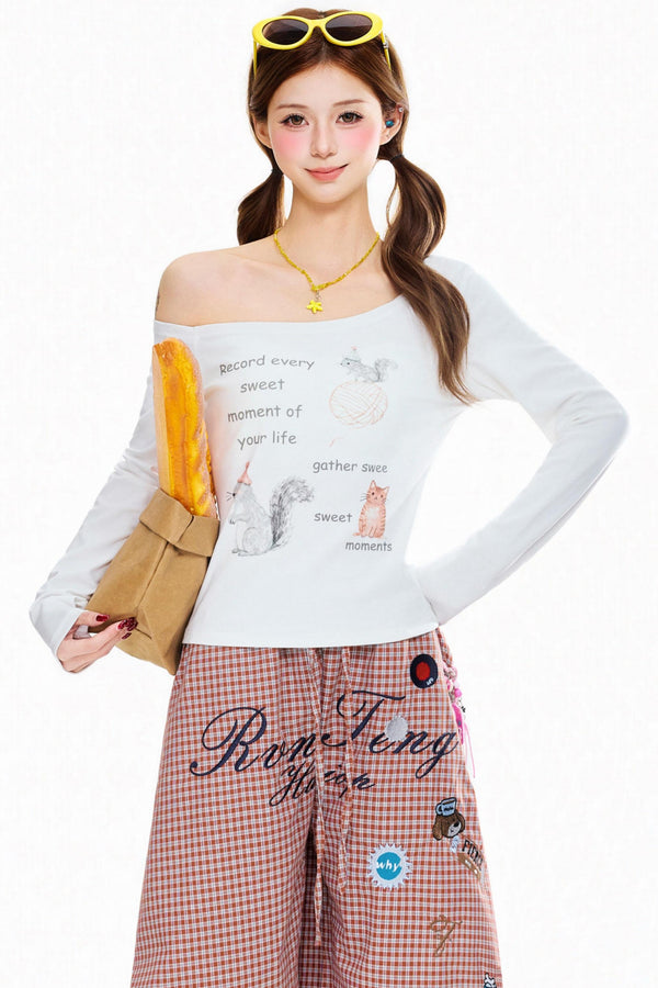 American Retro Casual Top