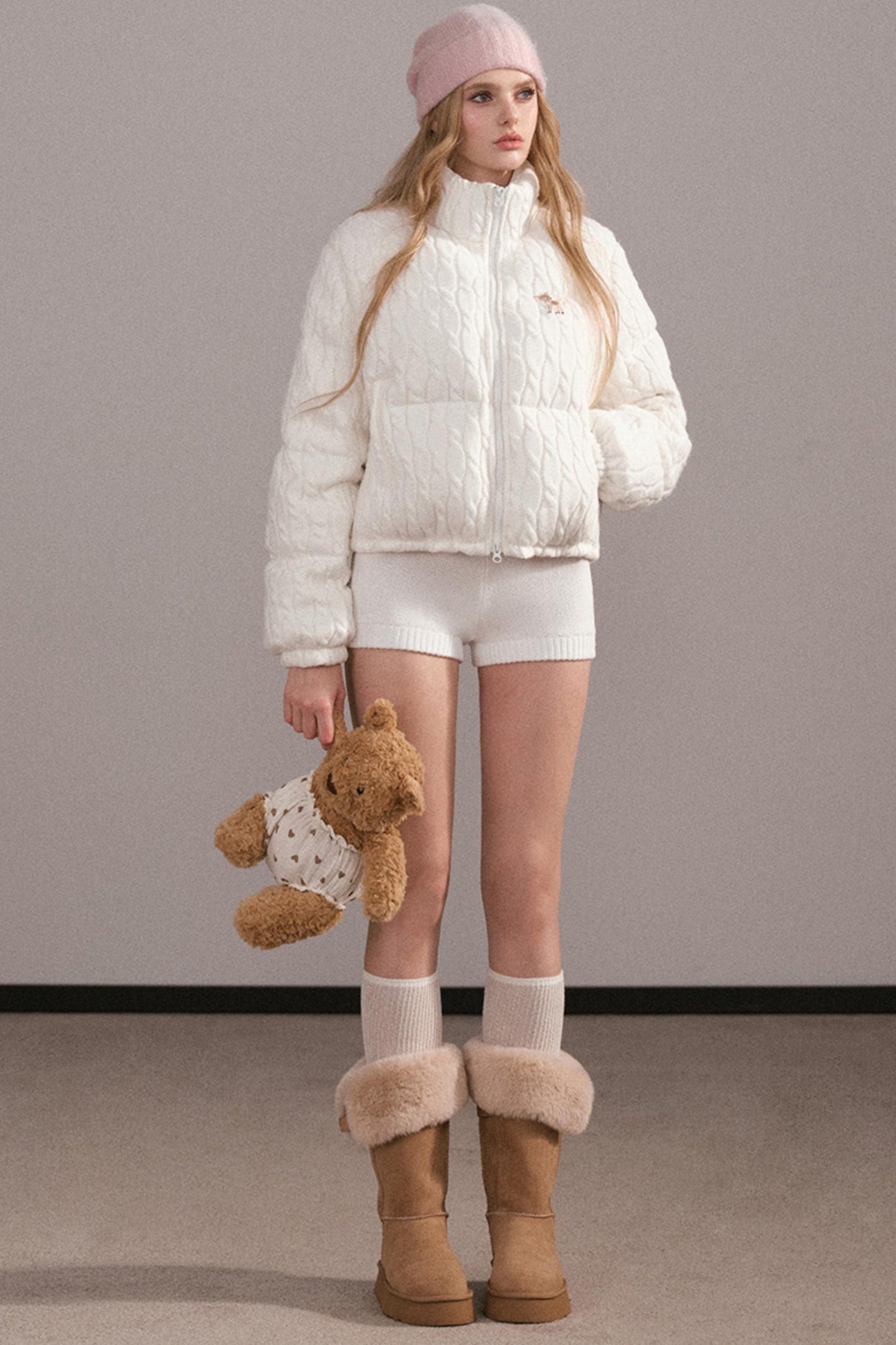 Slim Fit Knit Shorts