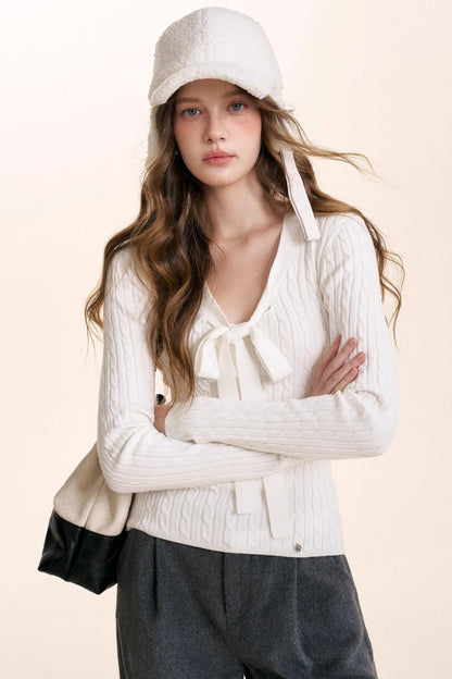 Delicate Floral Knit Top