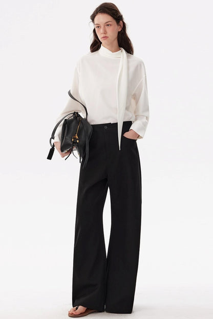 Fashionable Streamer Long-Sleeved Shirt