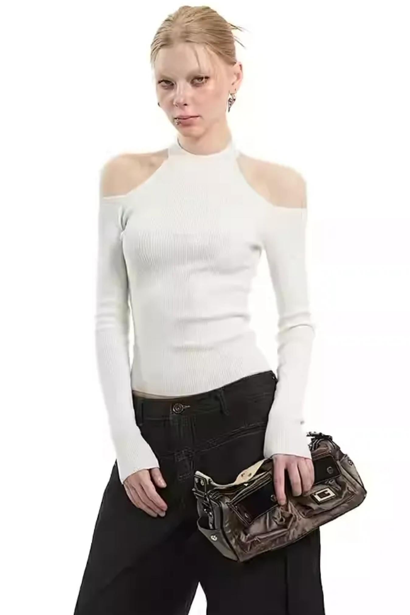 Off-Shoulder Slim-Fit Top