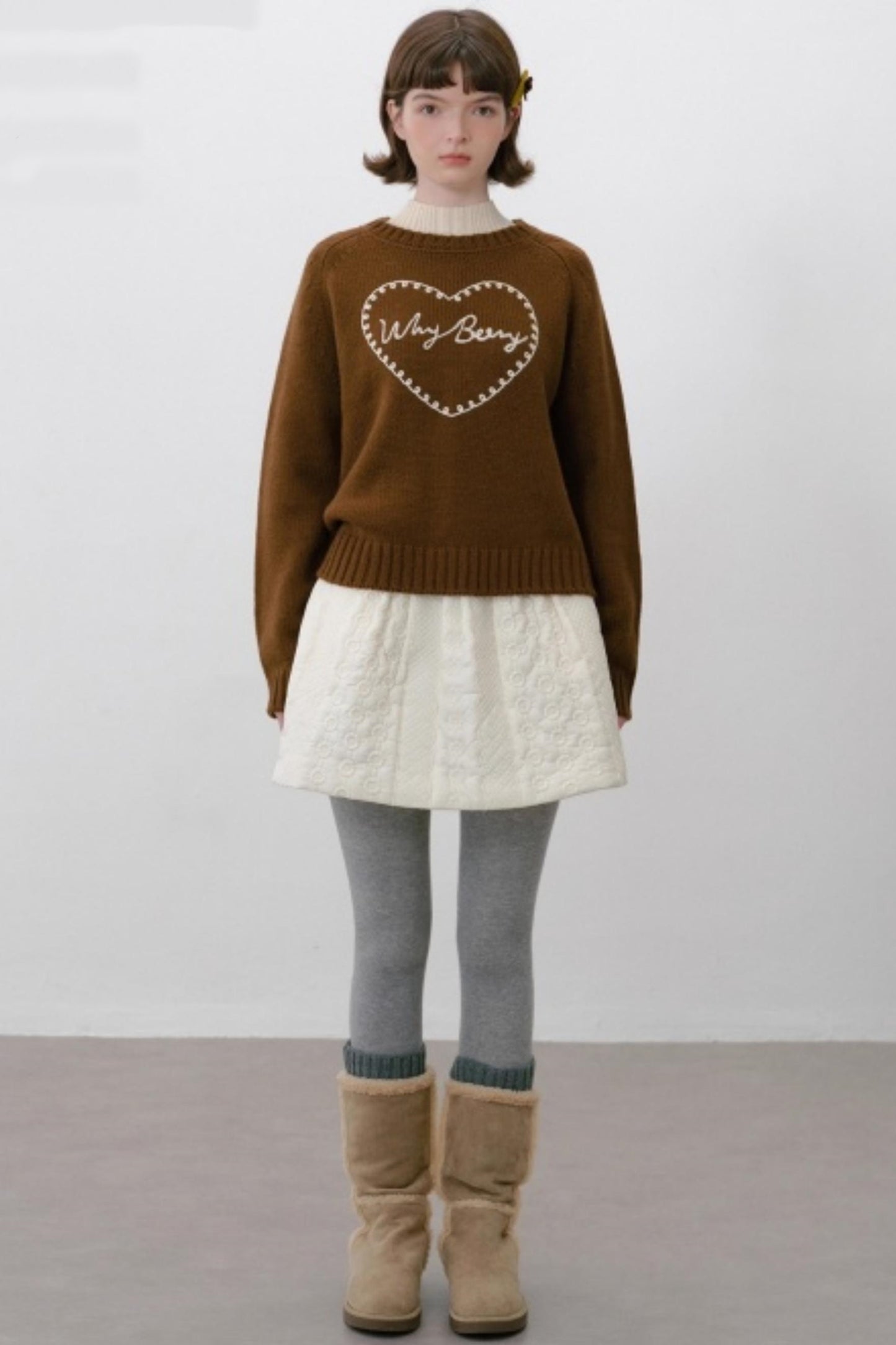 Sweet Thoughts Heart Sweater