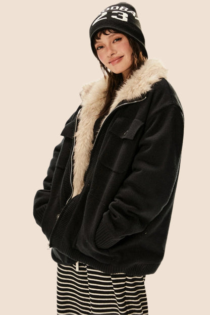 Versatile Furry Winter Jacket