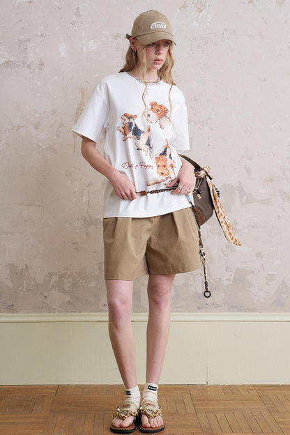 Chic Pleated Wide-Leg Trousers