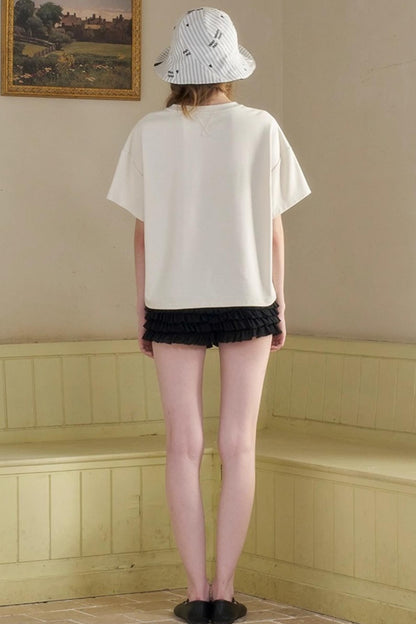 Wandering Fish Embroidered T-shirt