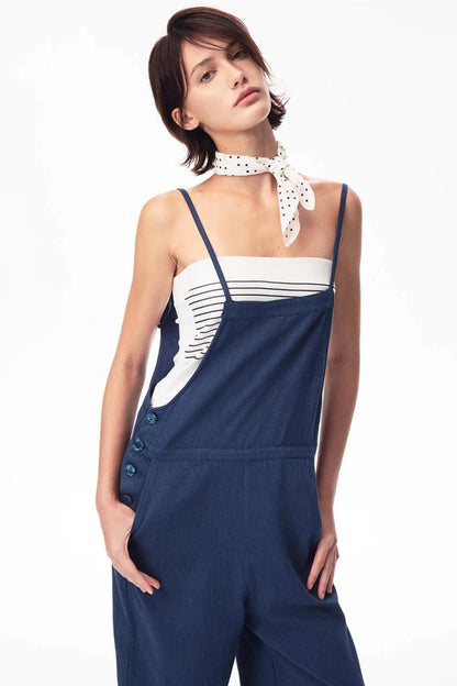 Relaxed Linen Jumpsuit