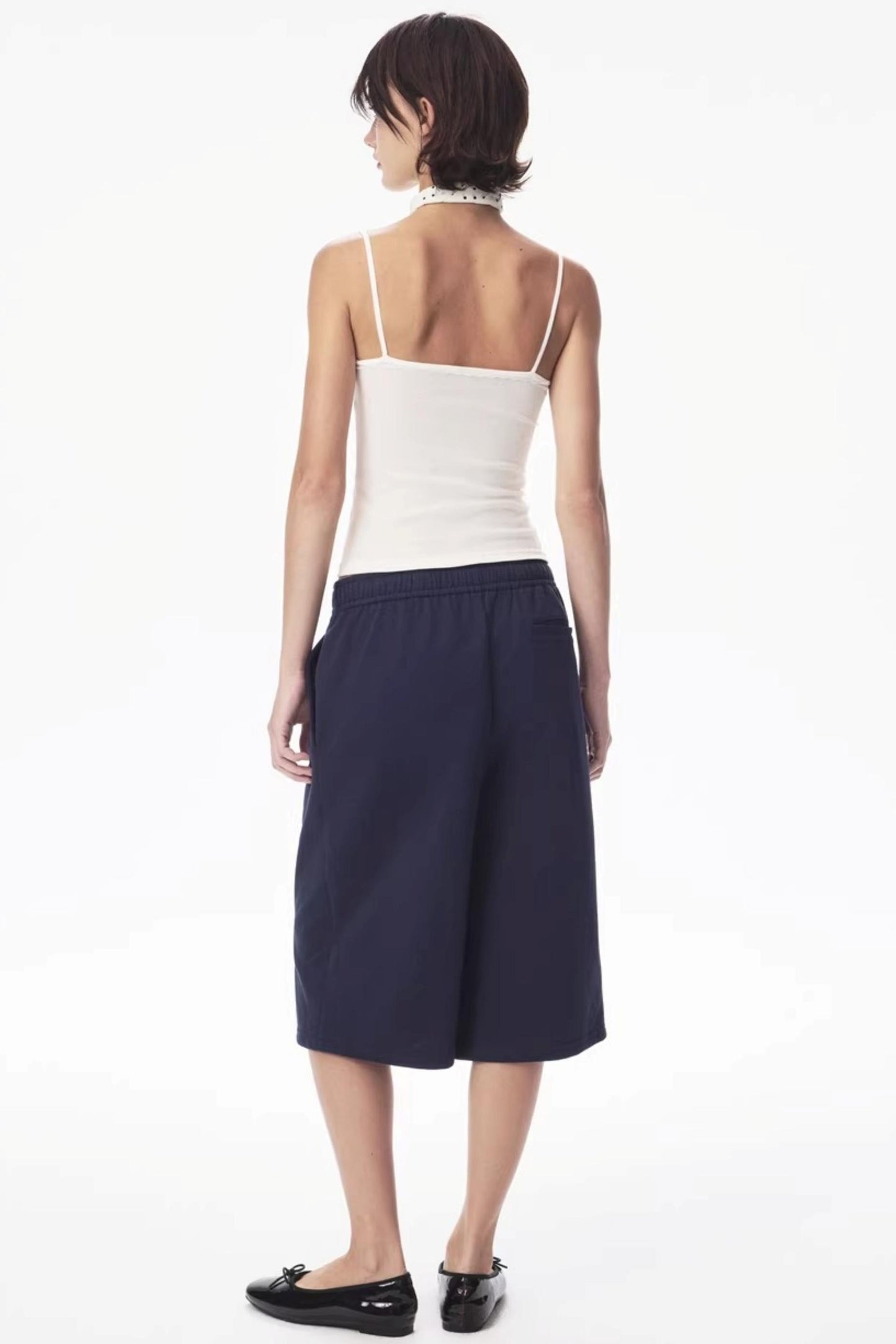 Two-Color Drawstring Sweatpants