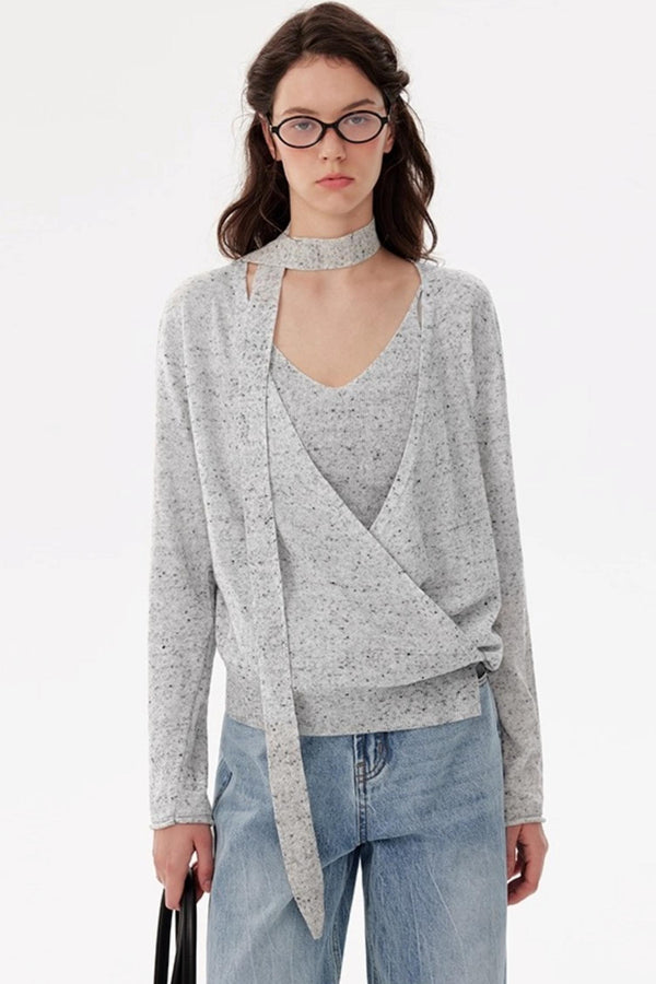 Wrap-Around Folded Linen Vest Set-Up