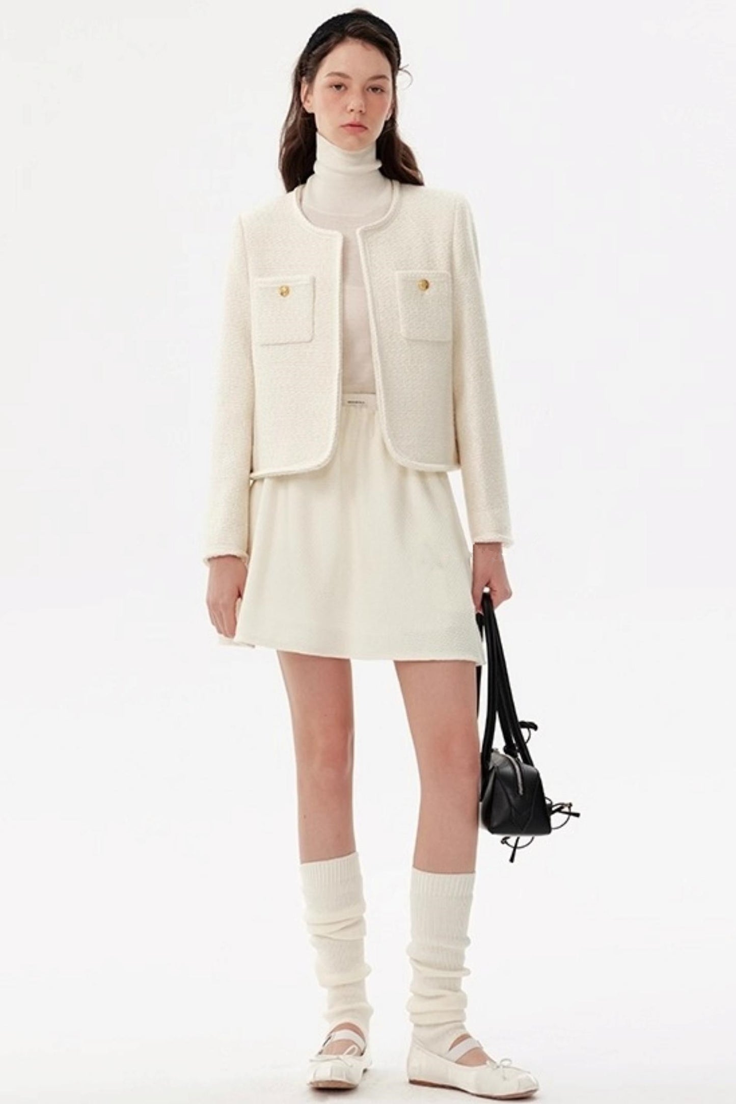 French Tweed Wool Jacket