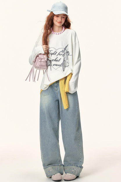 Color-Blocked Letter T-Shirt