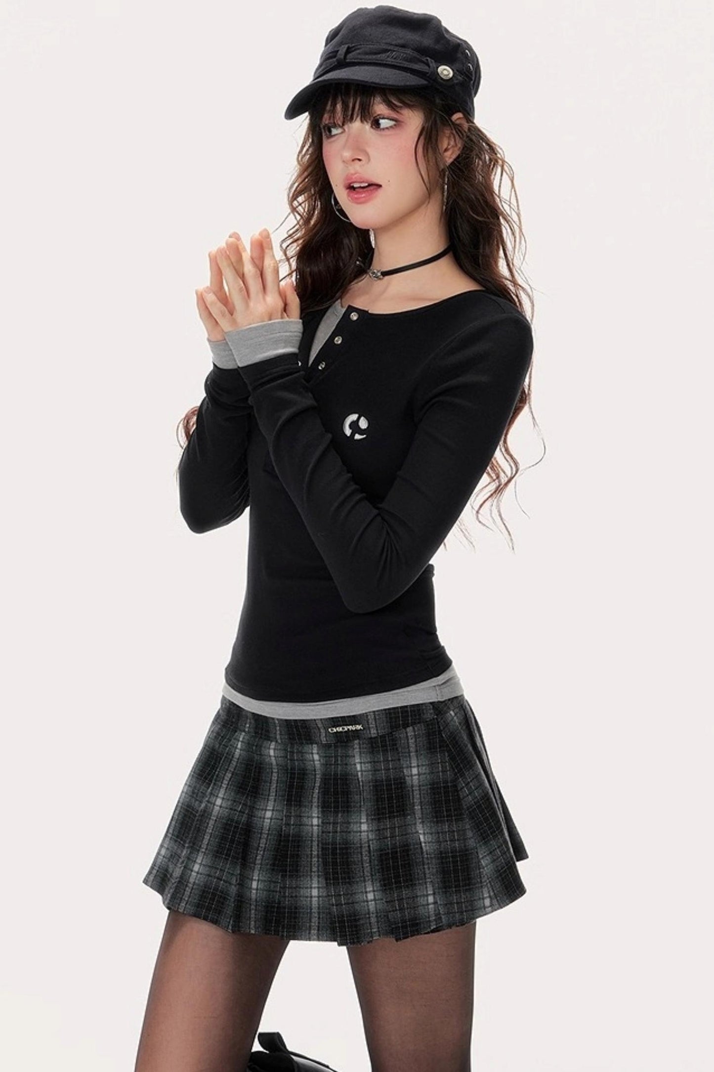 Knitted Long Sleeve T-Shirt