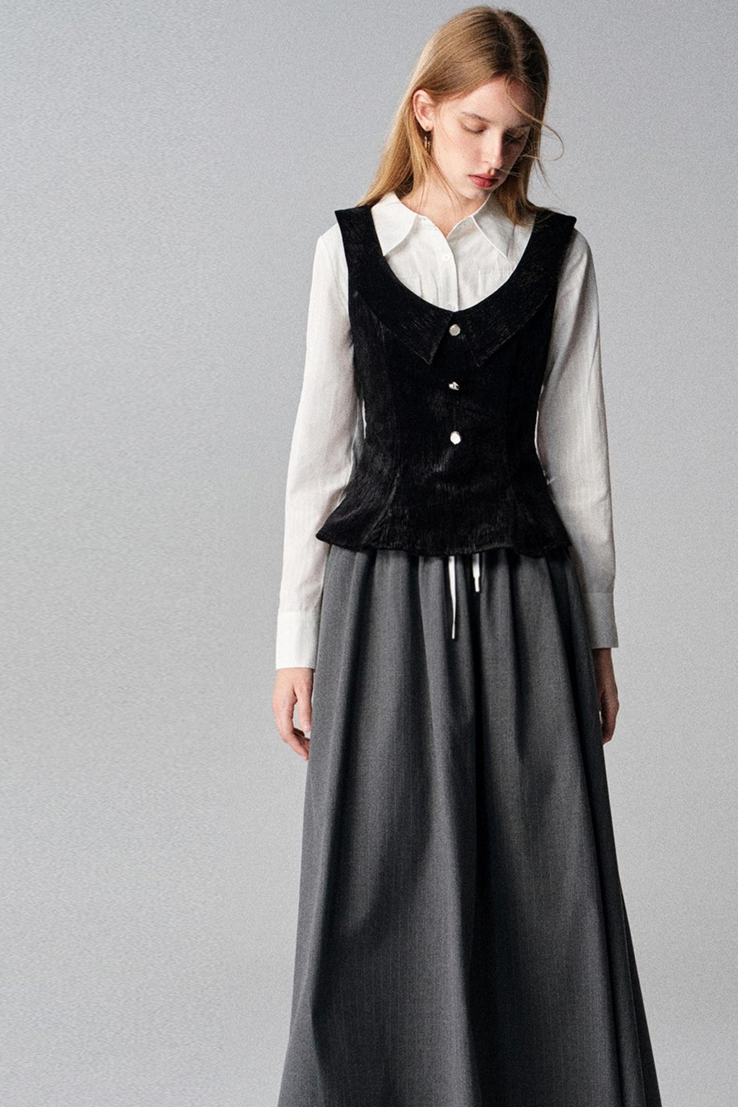 Mountains Seas Nordic French Retro Vest