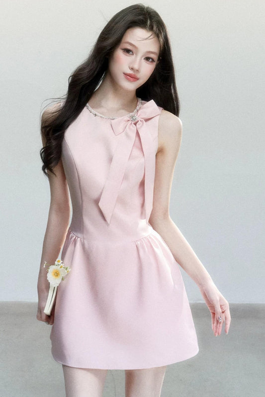 Pink Princess Satin Dress