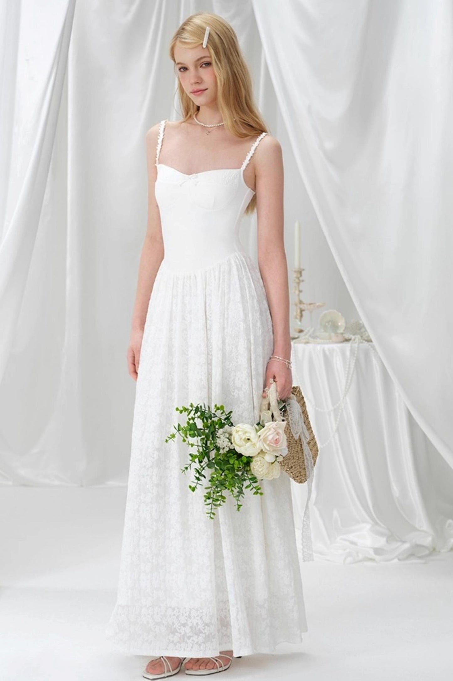 Summer Floral Halter Dress