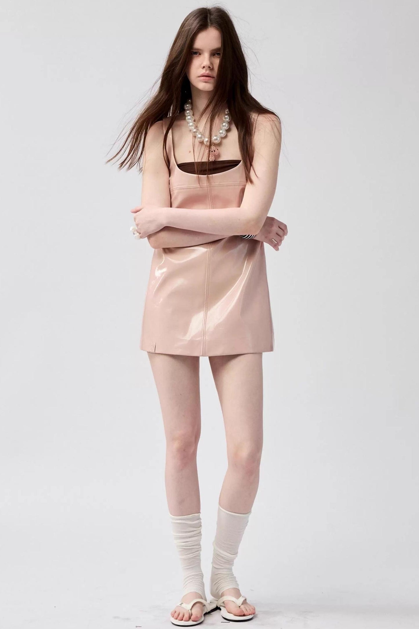 Curve Silhouette Pink Top