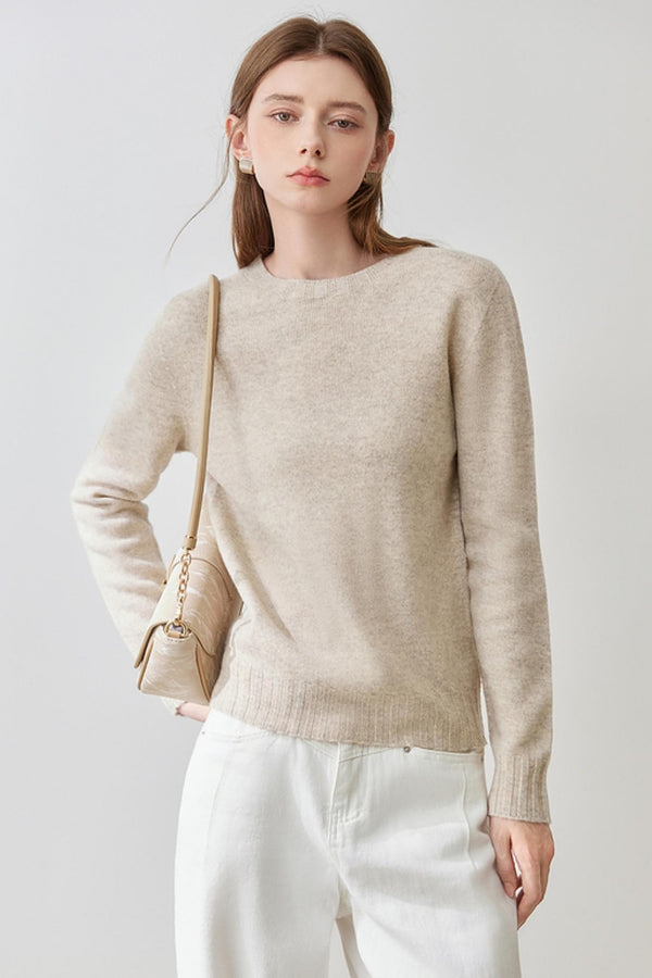 Solid Color Knit Base Layer Sweater