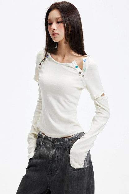 Slim-Fit Knit Top