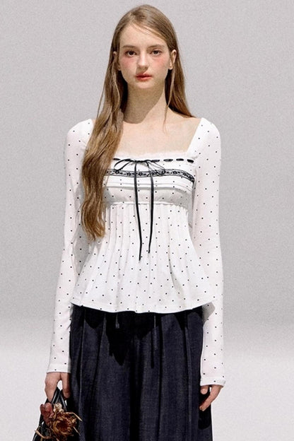 French Polka Dot Top Set-Up