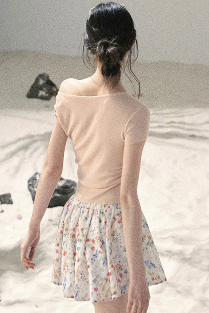 Asymmetrical Twist Summer Top