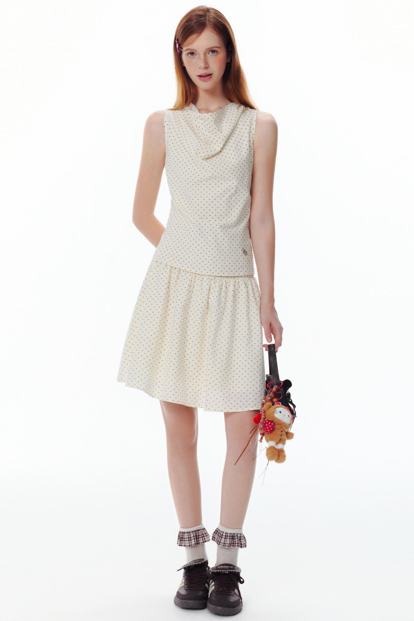 Vintage Chic Sleeveless Swing Top