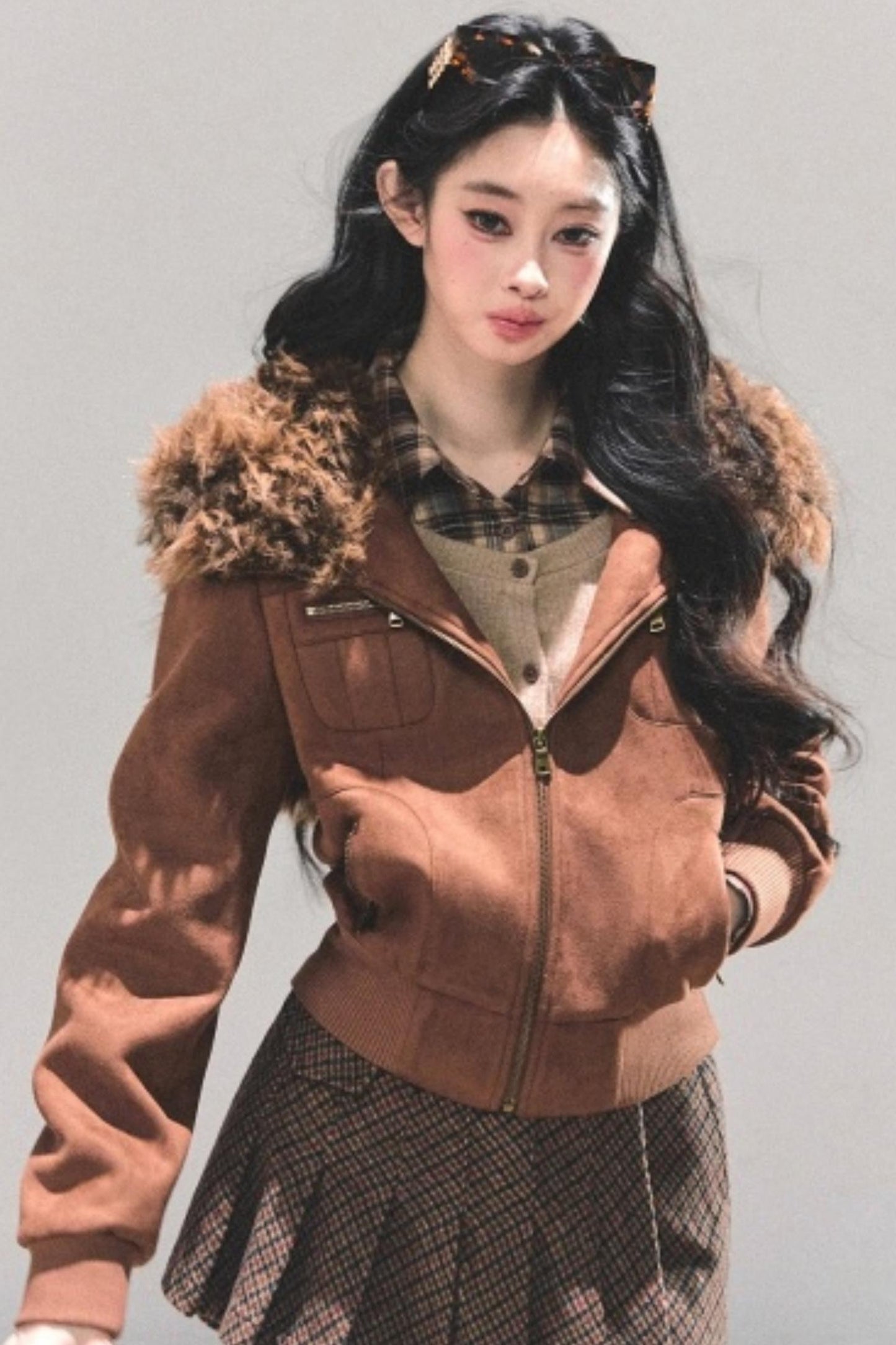 Floating Twilight Lamb Wool Coat