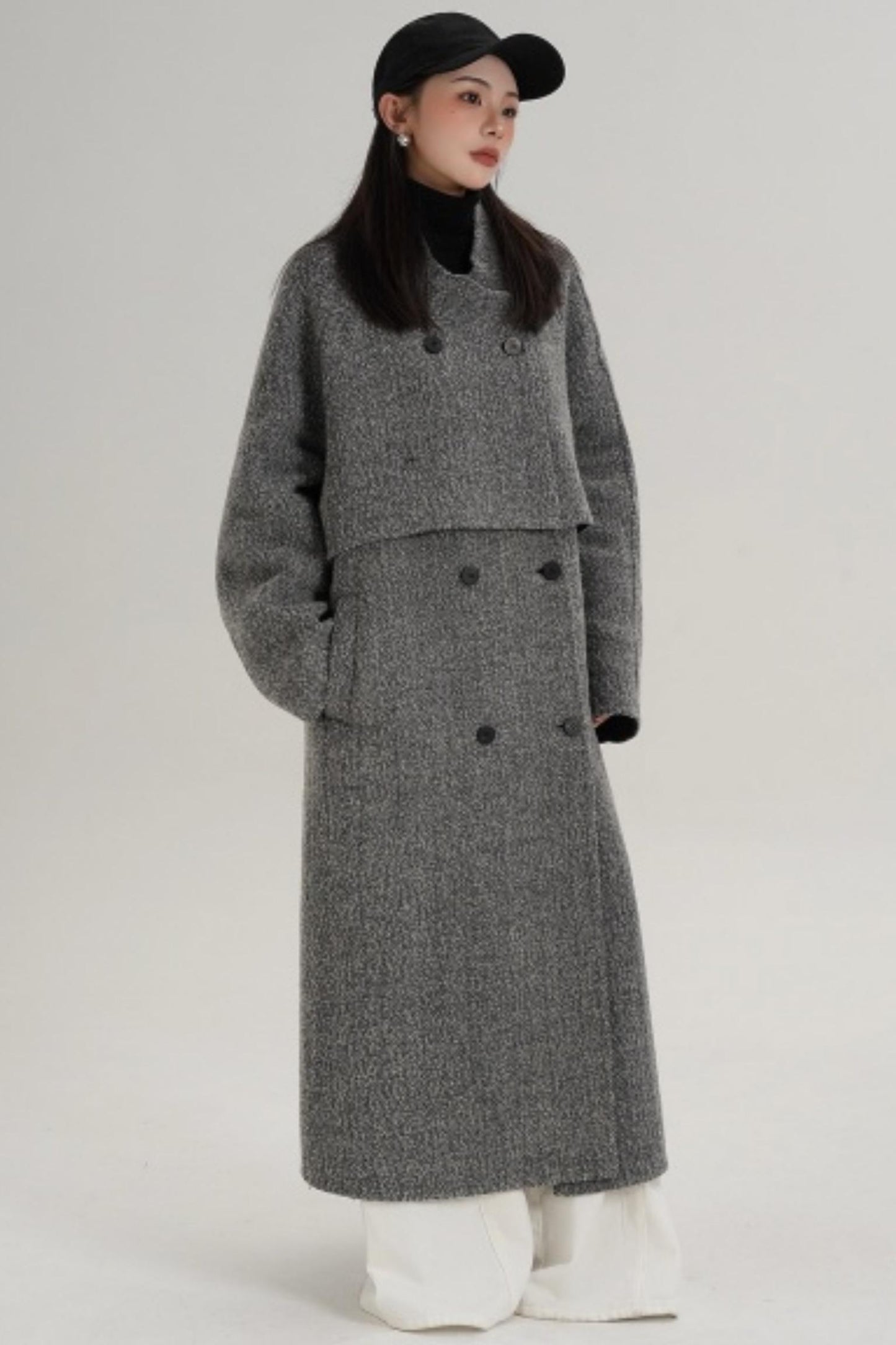 Double-Sided Wool Winter Coat