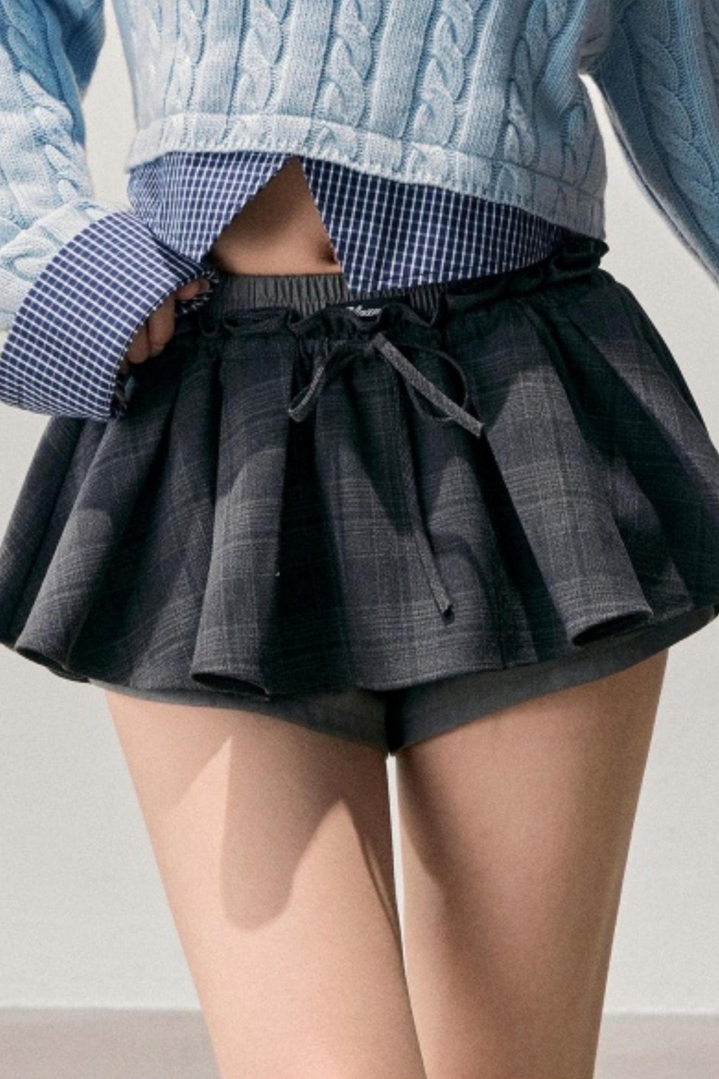 Plaid Annie Waltz Skirt